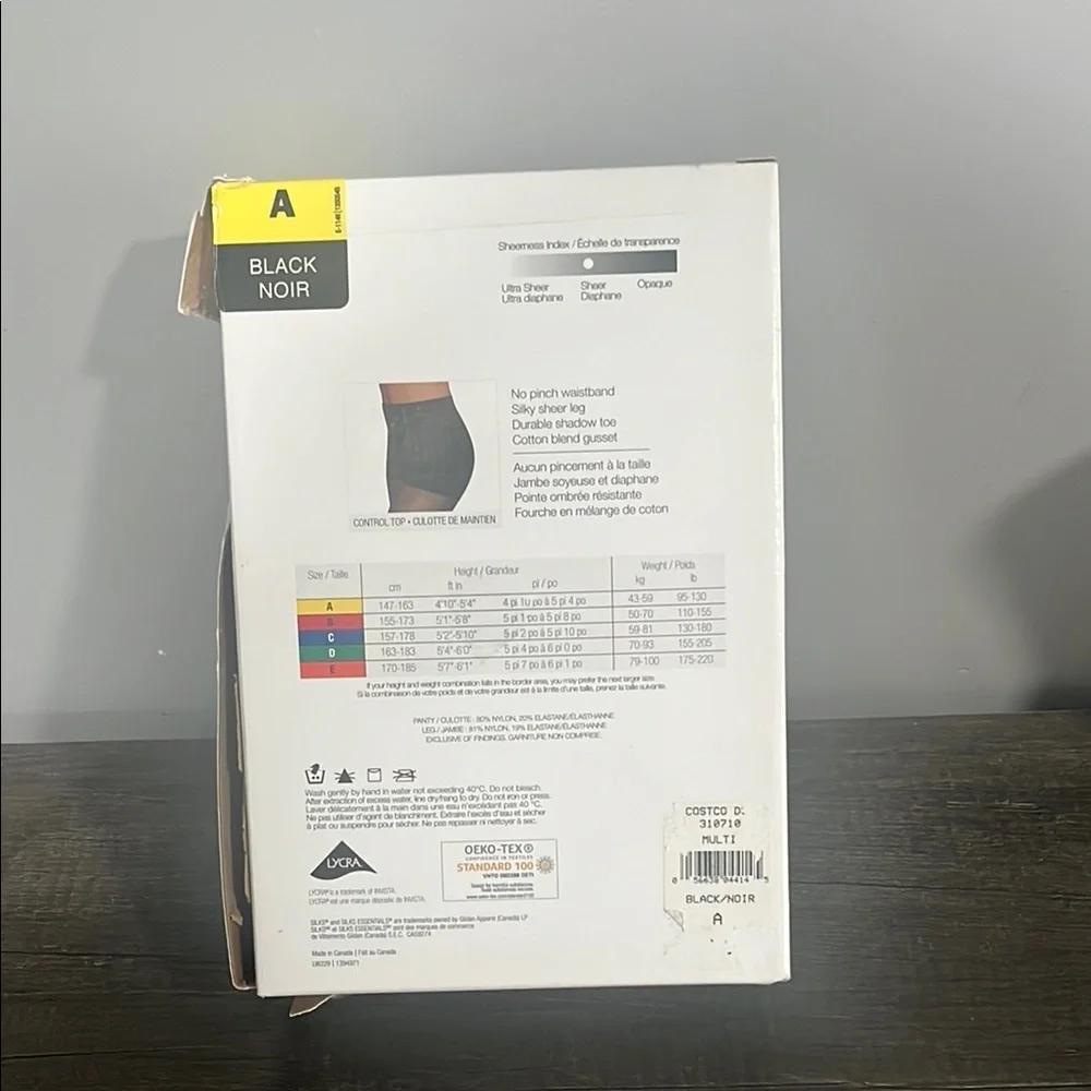 Essentials Black Seamless Socks - Picture 2 of 4